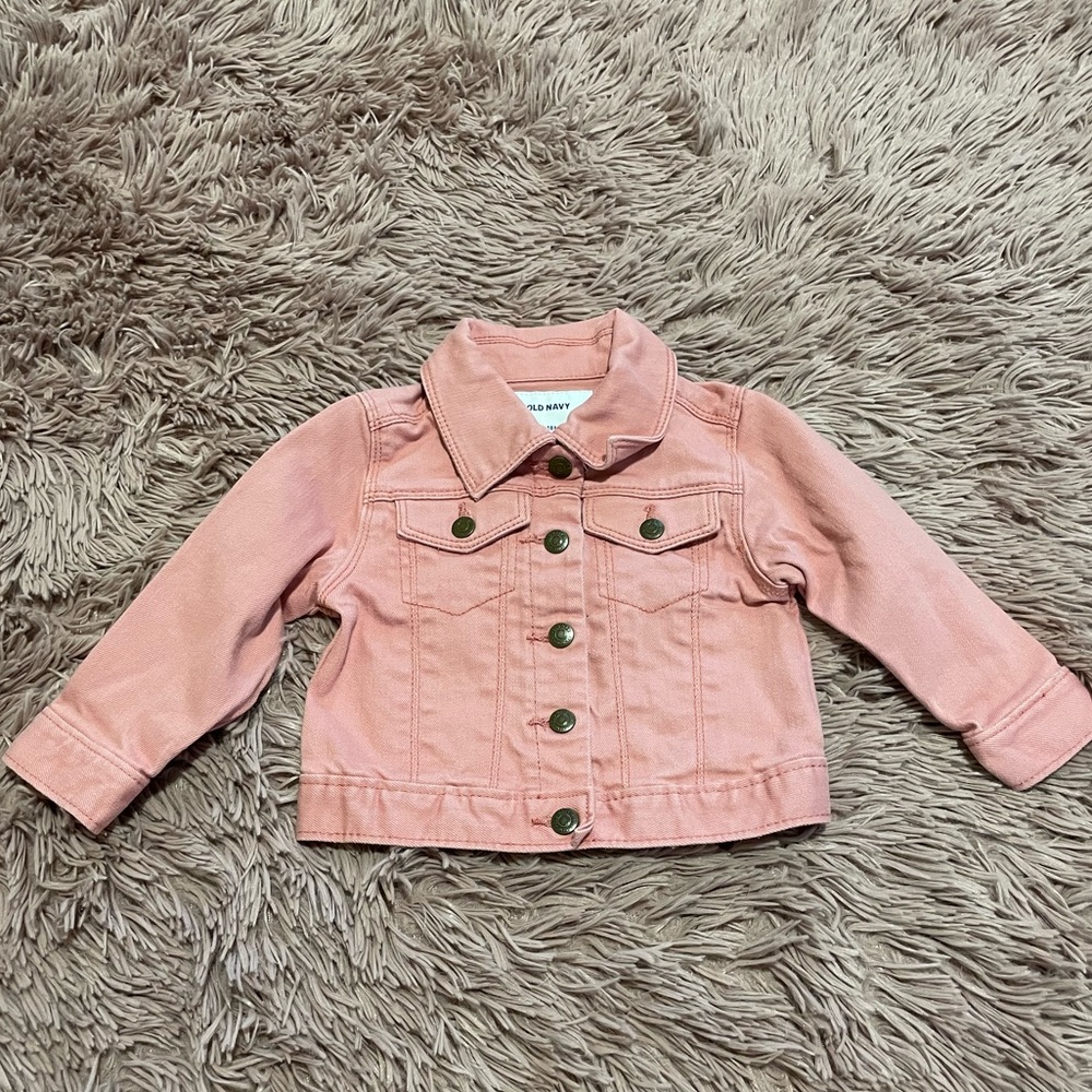 Old Navy Blush Denim Jacket